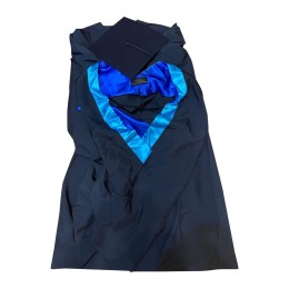 Customized bachelor's degree graduation gown design contrast color graduation gown shawl Baptist University Bachelor's degree graduation gown DA127 Customized bachelor's degree graduation gown design contrast color graduation gown shawl Baptist University Bachelor's degree graduation gown DA127